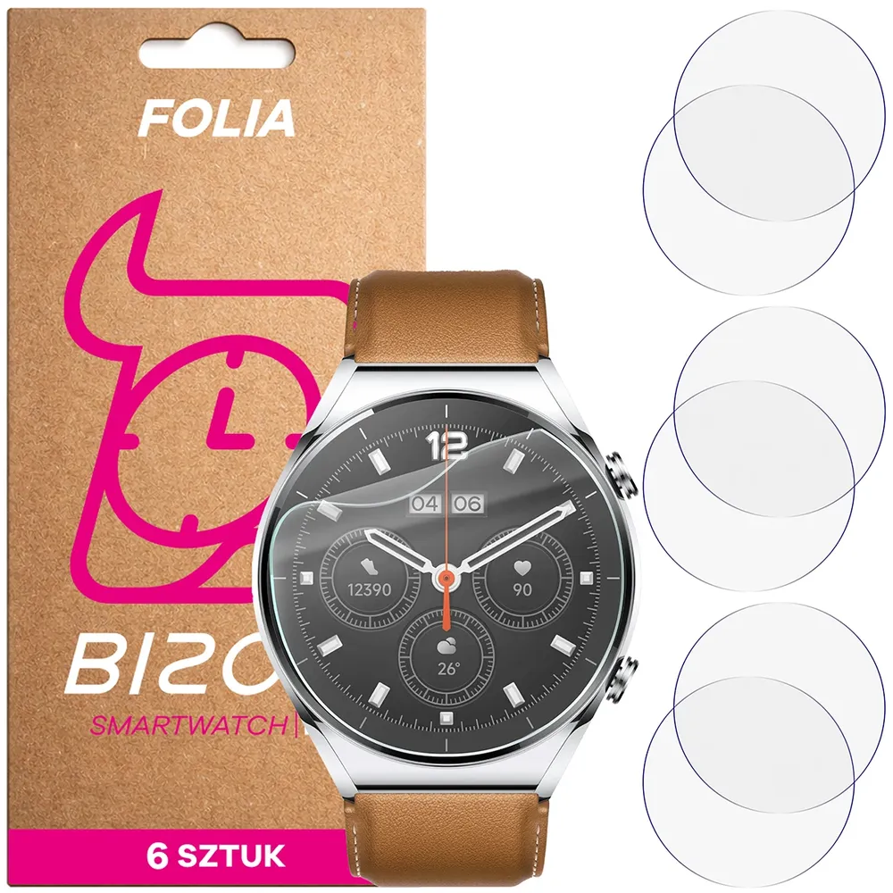 Folia hydrożelowa Bizon Watch Film HydroFlex dla Xiaomi Watch S1