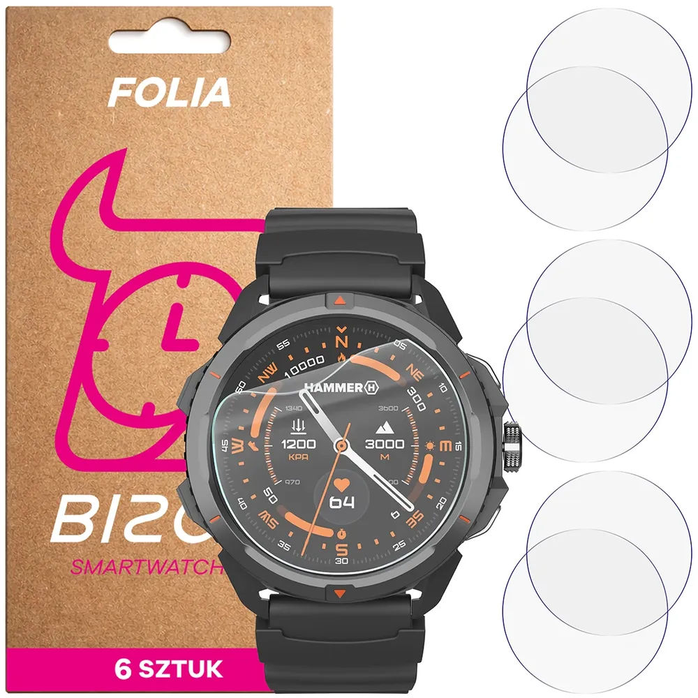 Folia hydrożelowa Bizon Watch Film HydroFlex dla Hammer Watch 2