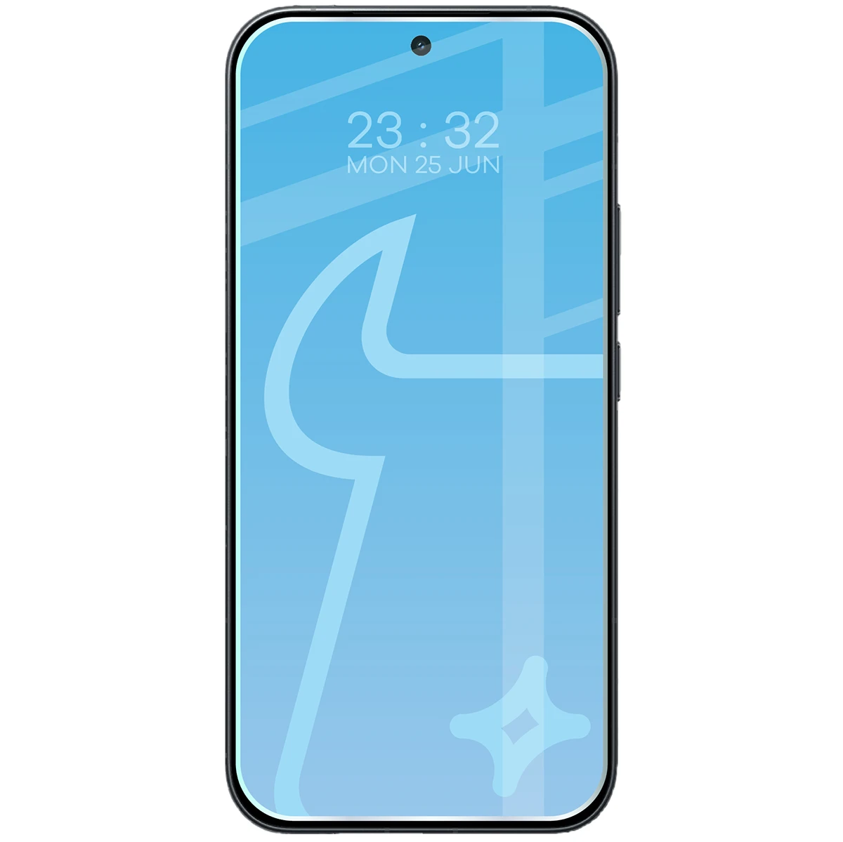 elefon z nałożonym szkłem Bizon Glass Clear do Xiaomi POCO F9 Pro