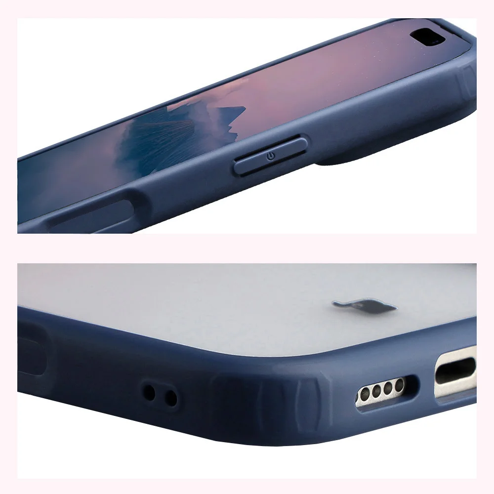 Wzmocnione narożniki i podwyższone ranty ekranu w etui Bizon Case Angelo do iPhone 18 Pro / 17 Pro
