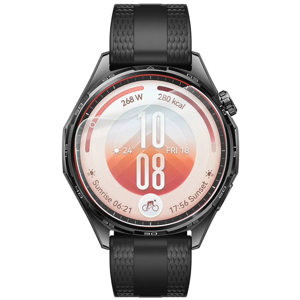 Folia hydrożelowa Bizon Watch Film HydroFlex do Huawei Watch GT 7 46 mm na zegarku