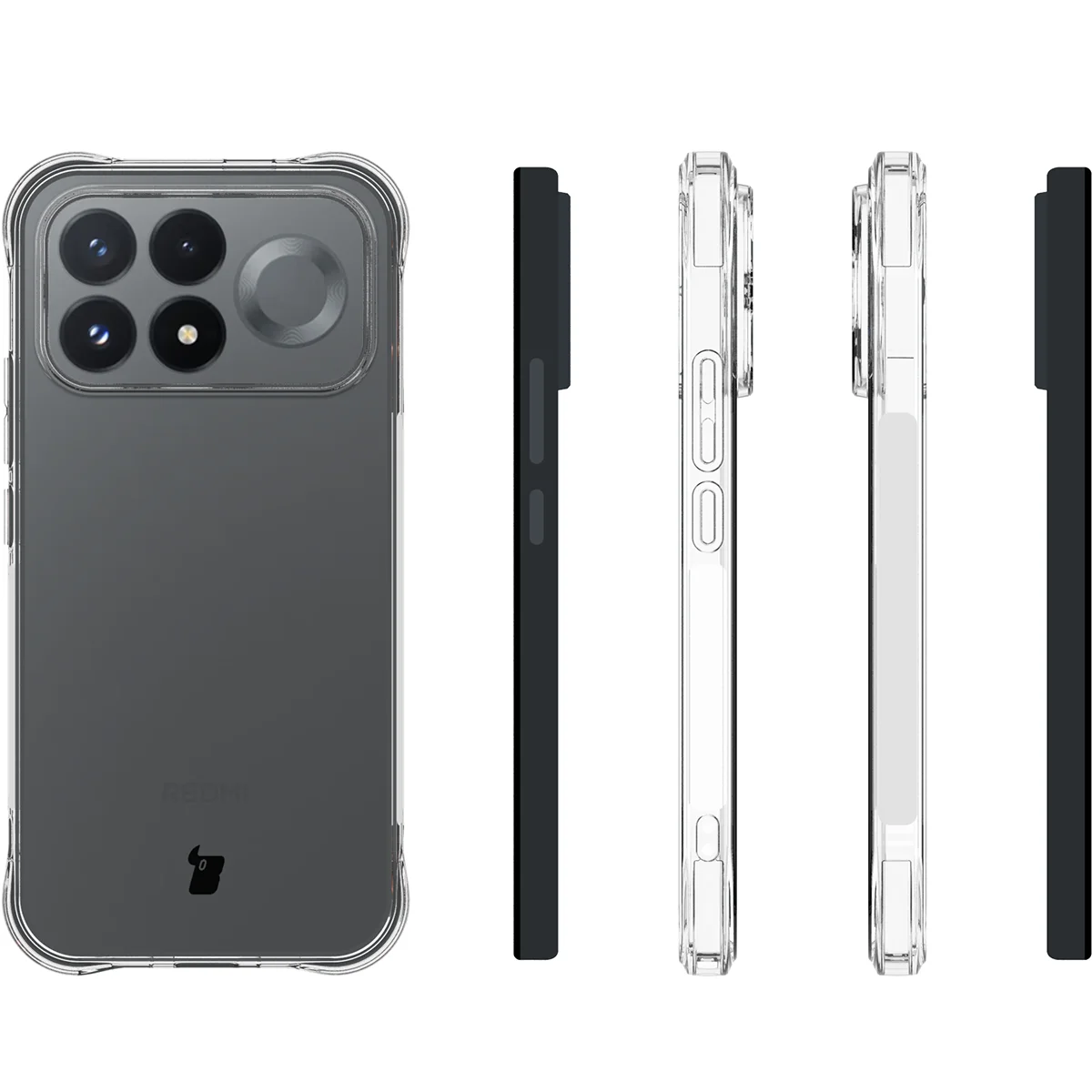 Etui Bizon Case Salpa do Xiaomi POCO F9 Pro z różnych stron