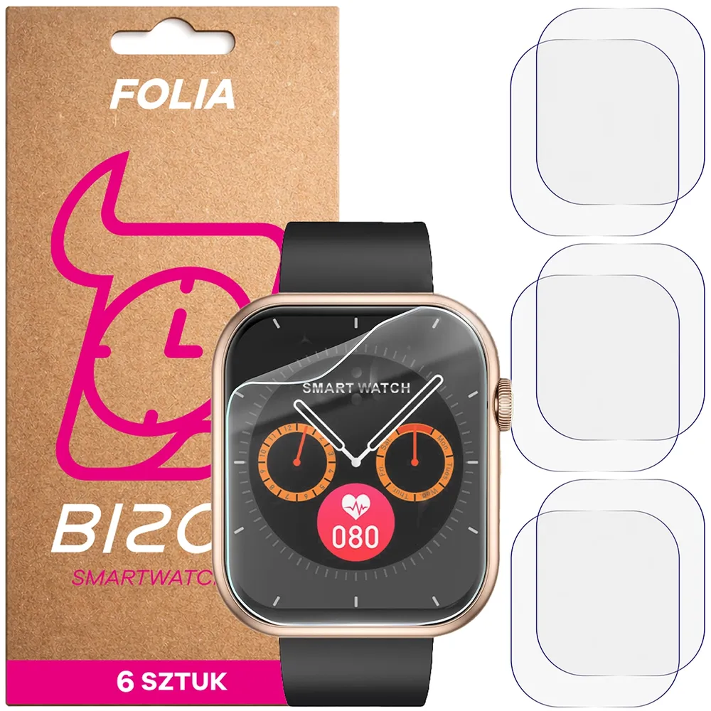 Folia hydrożelowa Bizon Watch Film HydroFlex dla JG Smart QX7 Pro