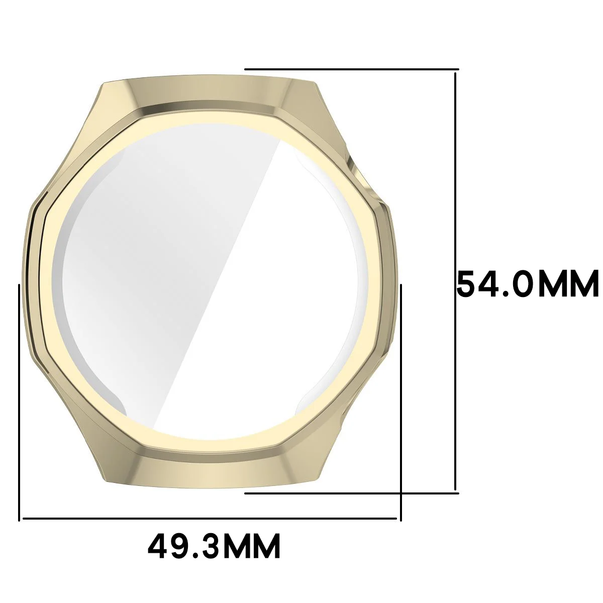 Etui Bizon Case Watch Felipe dla Huawei Watch GT 7 Pro 46 mm