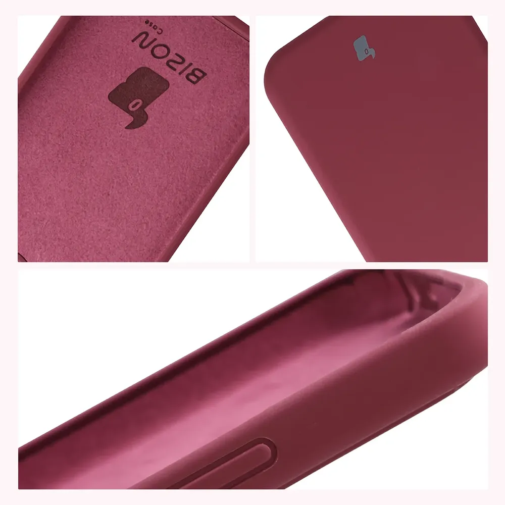 Konstrukcja etui Bizon Soft Case: zintegrowane osłony, podwyższone krawędzie i wyściółka z mikrofibry do Xiaomi Redmi 17 5G / 4G