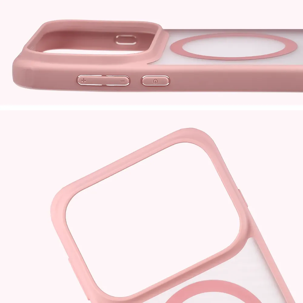 Pełne wycięcie i podwyższone krawędzie aparatu w etui Bizon Case MatteO do OPPO Find X10 Pro Max