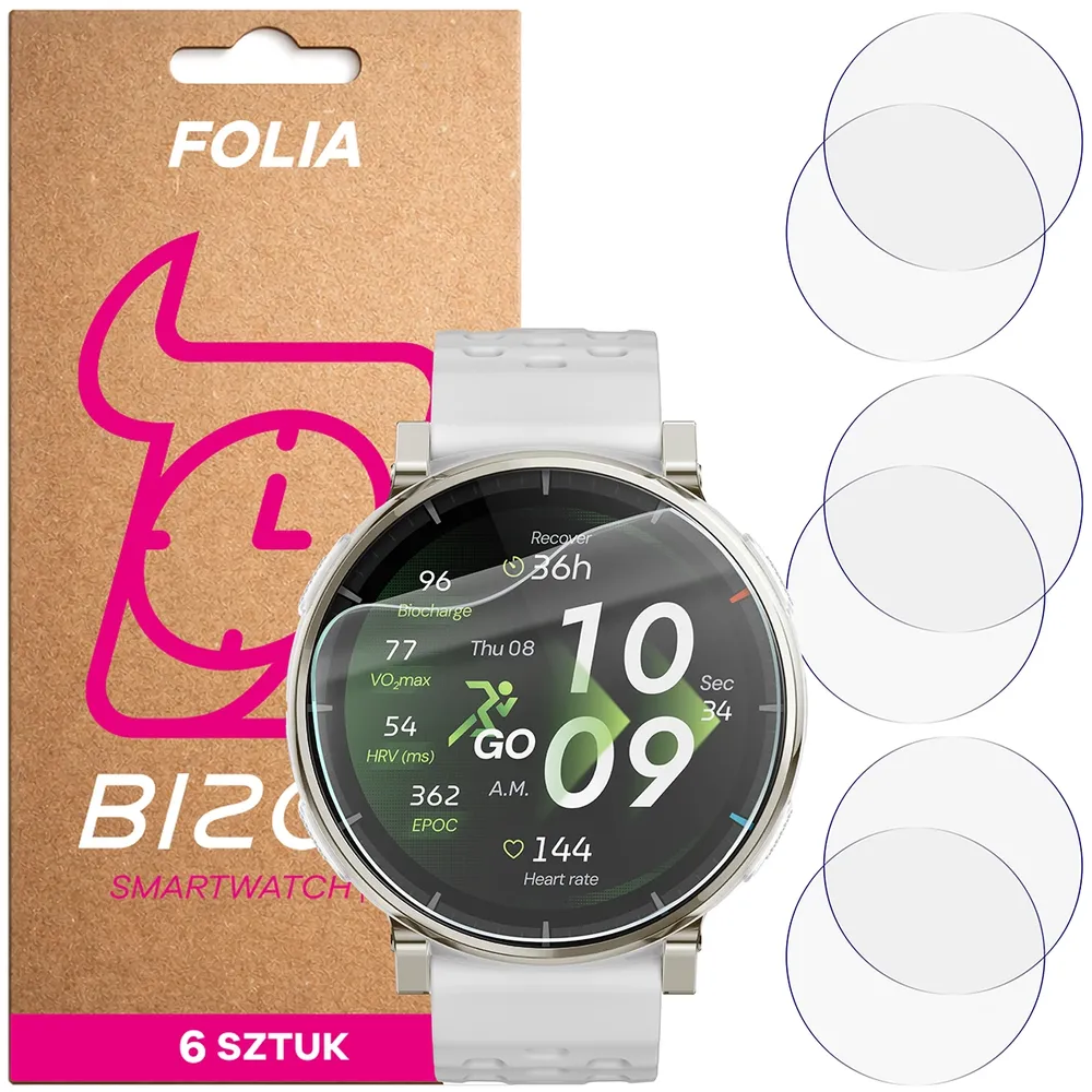 Folia hydrożelowa Bizon Watch Film HydroFlex dla Amazfit Active 3 Premium