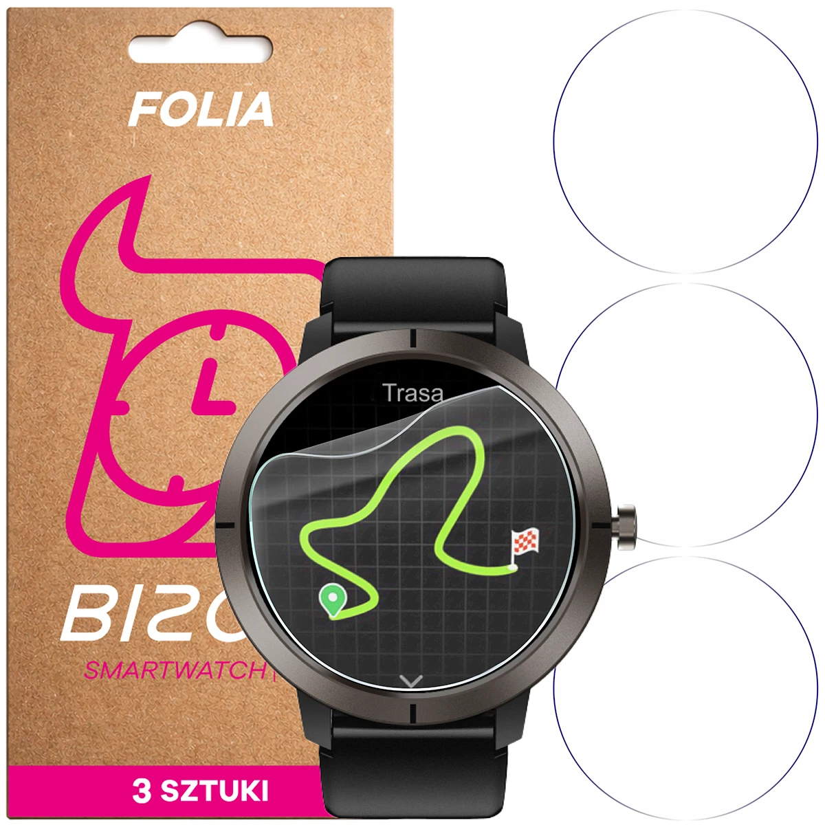 Folia hydrożelowa Bizon Watch Film HydroFlex dla Nexano DM76, Nexano NX76