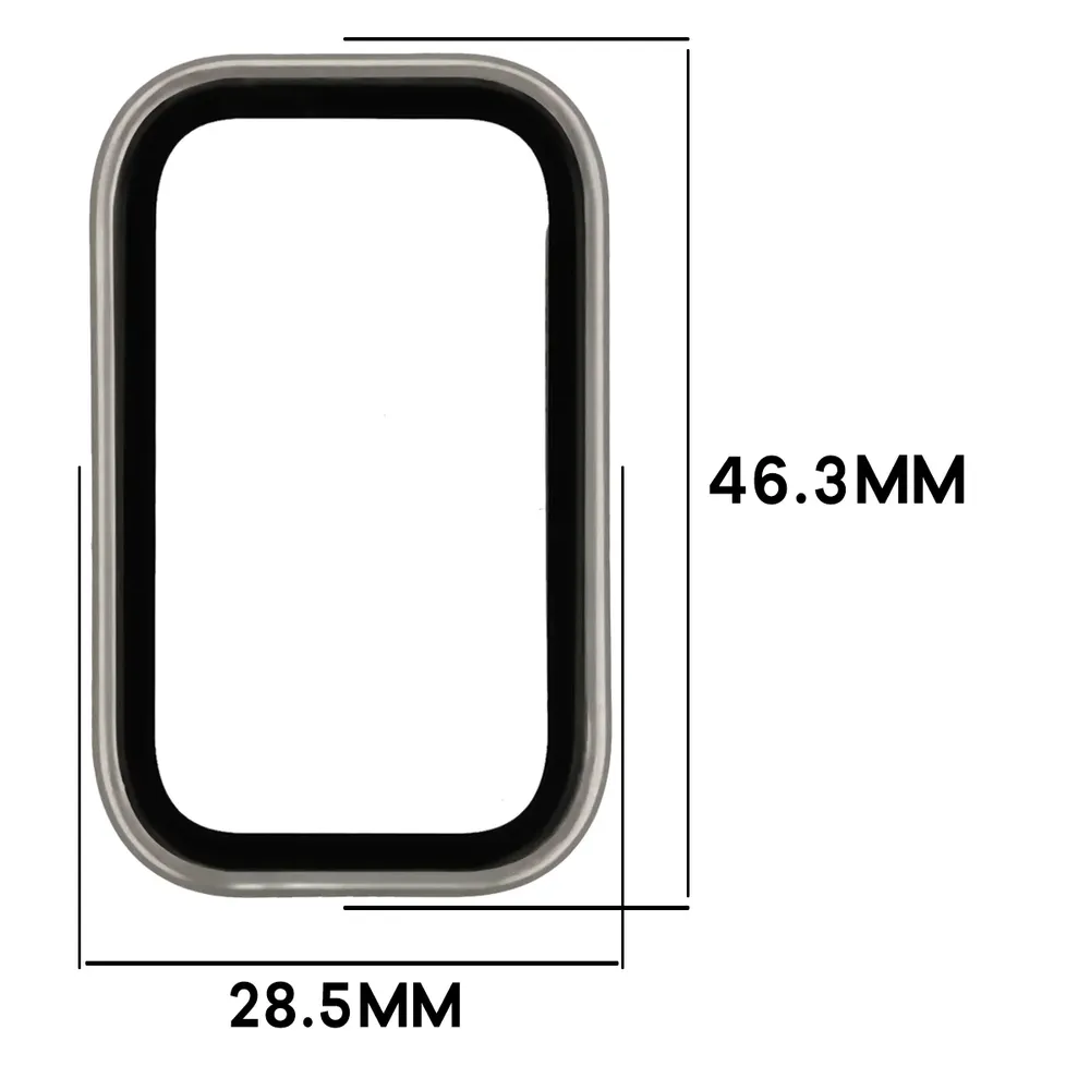Wymiary etui Bizon Case Watch Adamo do Xiaomi Smart Band 11 Active