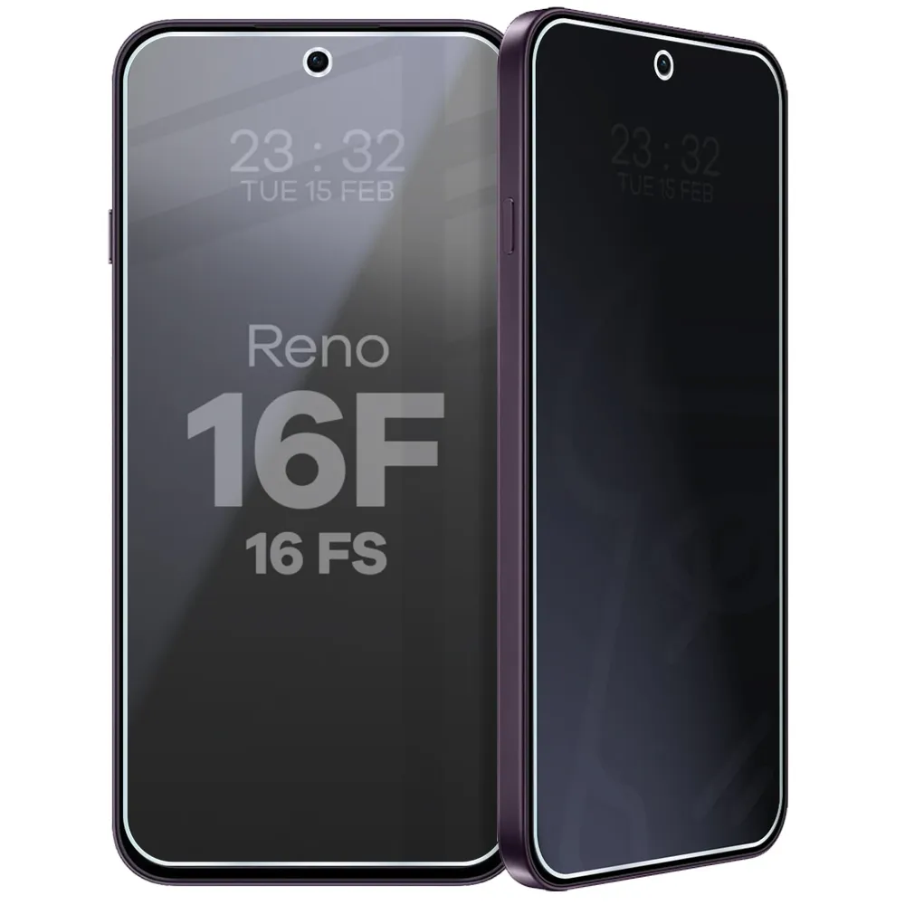 Szkło hybrydowe prywatyzujące Bizon Hybrid Shadow do OPPO Reno16 F, OPPO Reno16 FS