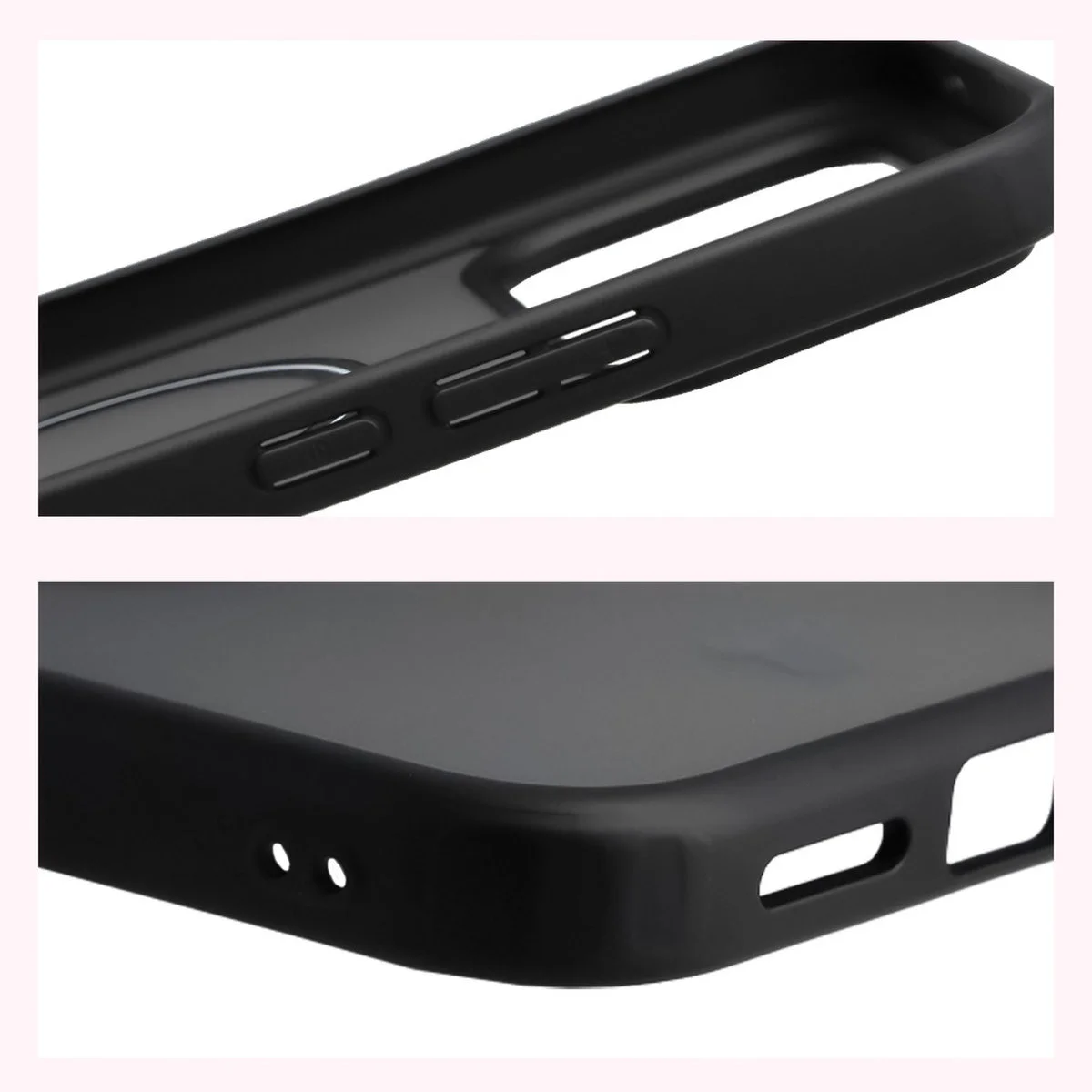 Wzmocnione narożniki i podwyższone ranty ekranu w etui Bizon Case MatteO do Xiaomi POCO F9 Ultra