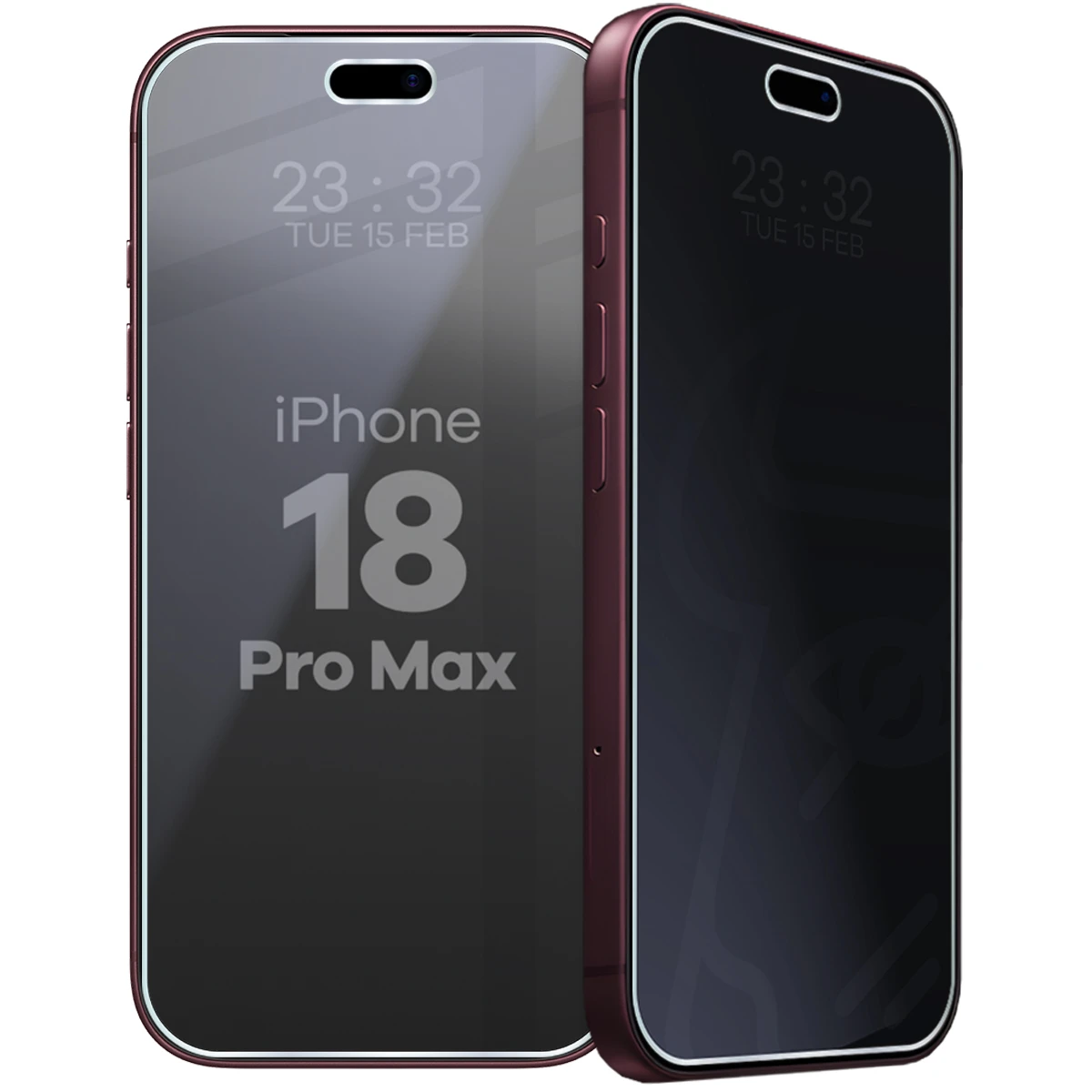 Szkło hybrydowe prywatyzujące Bizon Hybrid Shadow do iPhone 18 Pro Max