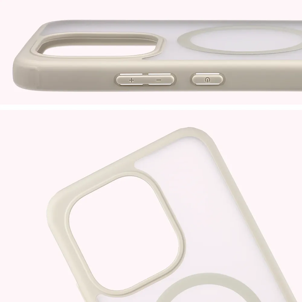 Pełne wycięcie i podwyższone krawędzie aparatu w etui Bizon Case MatteO do Xiaomi Redmi Note 17 Pro 5G
