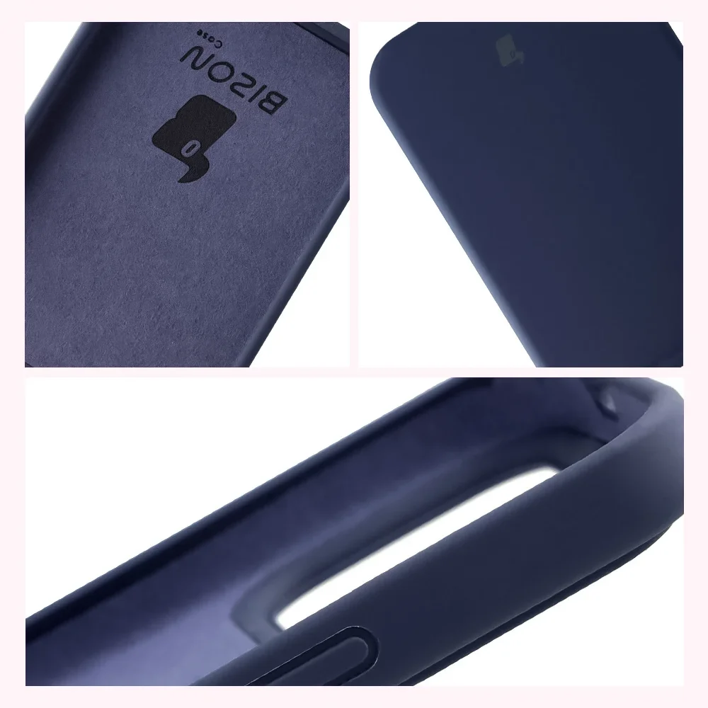 Konstrukcja etui Bizon Soft Case: zintegrowane osłony, podwyższone krawędzie i wyściółka z mikrofibry do Xiaomi POCO F9 Ultra