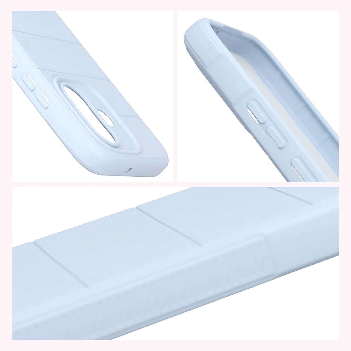 Teksturowane boki i podwyższone krawędzie ekranu i aparatu w etui Bizon Case Tur do Xiaomi Redmi Note 17 5G