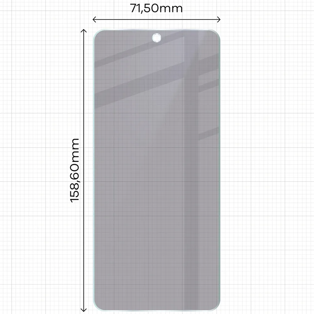 Wymiary szkła Bizon Hybrid Shadow do Hammer Ventus 5G