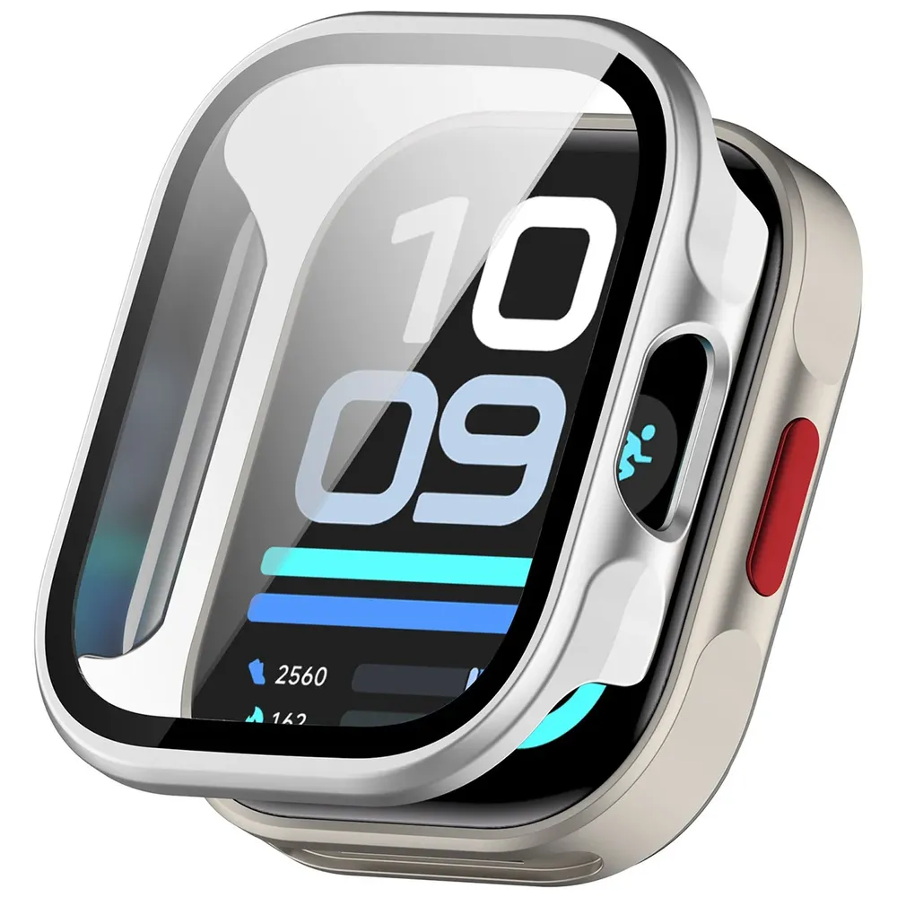 Wizualizacja nakładania etui Bizon Case Watch Adamo do Xiaomi Redmi Watch 6 Lite