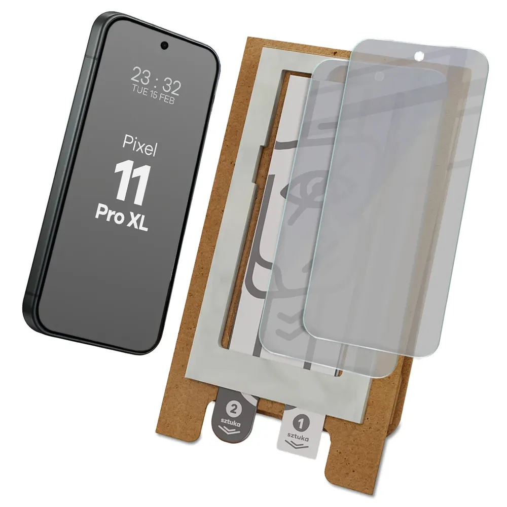 Aplikator Bizon Eplikator Hybrid Shadow do łatwej aplikacji ochrony ekranu dla Google Pixel 11 Pro XL