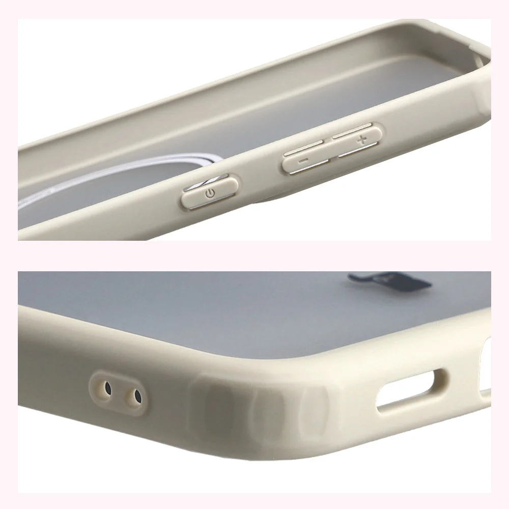 Wzmocnione narożniki i podwyższone ranty ekranu w etui Bizon Case MatteO do Galaxy S25 FE, Galaxy S26 FE