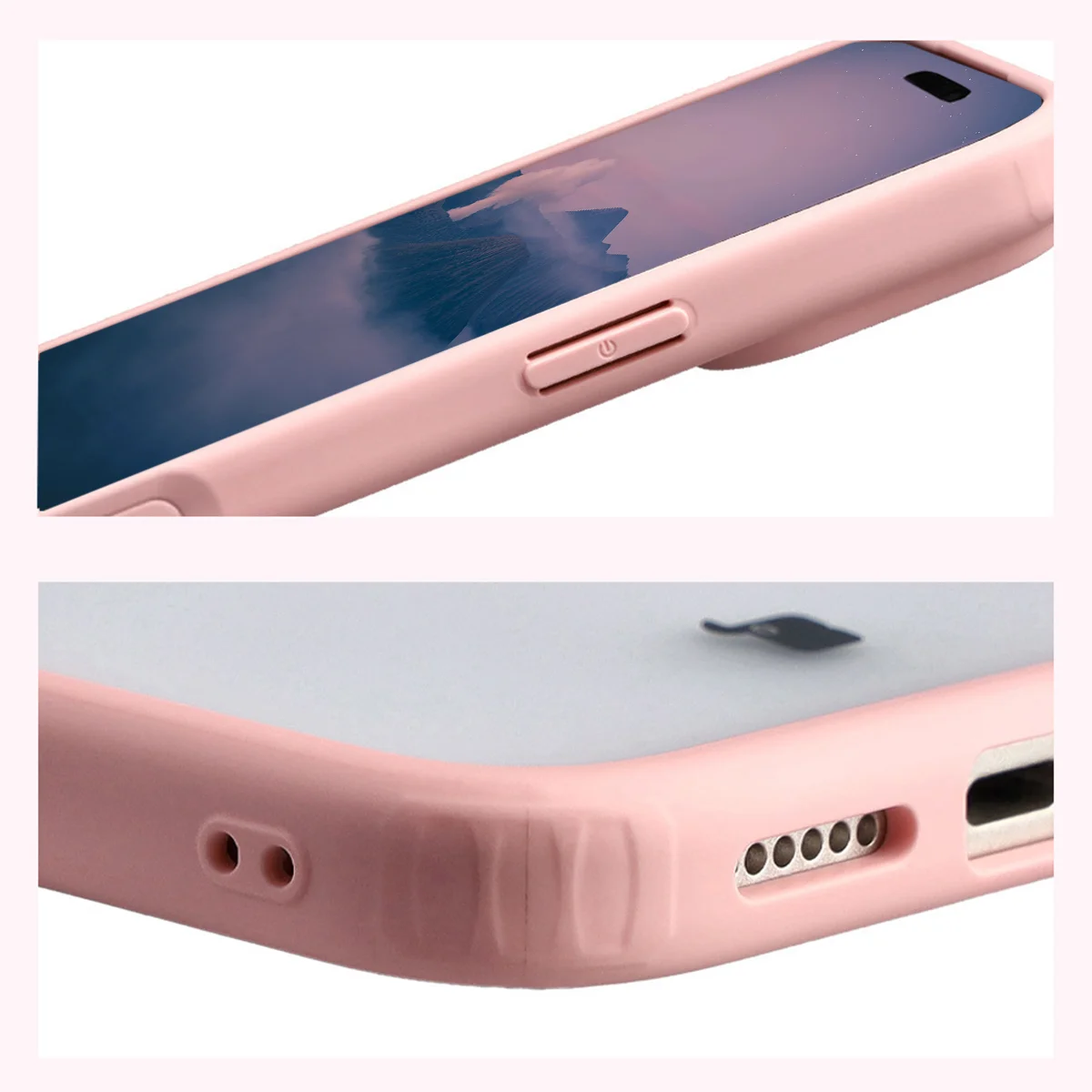 Wzmocnione narożniki i podwyższone ranty ekranu w etui Bizon Case Angelo do iPhone 18 Pro Max / 17 Pro Max