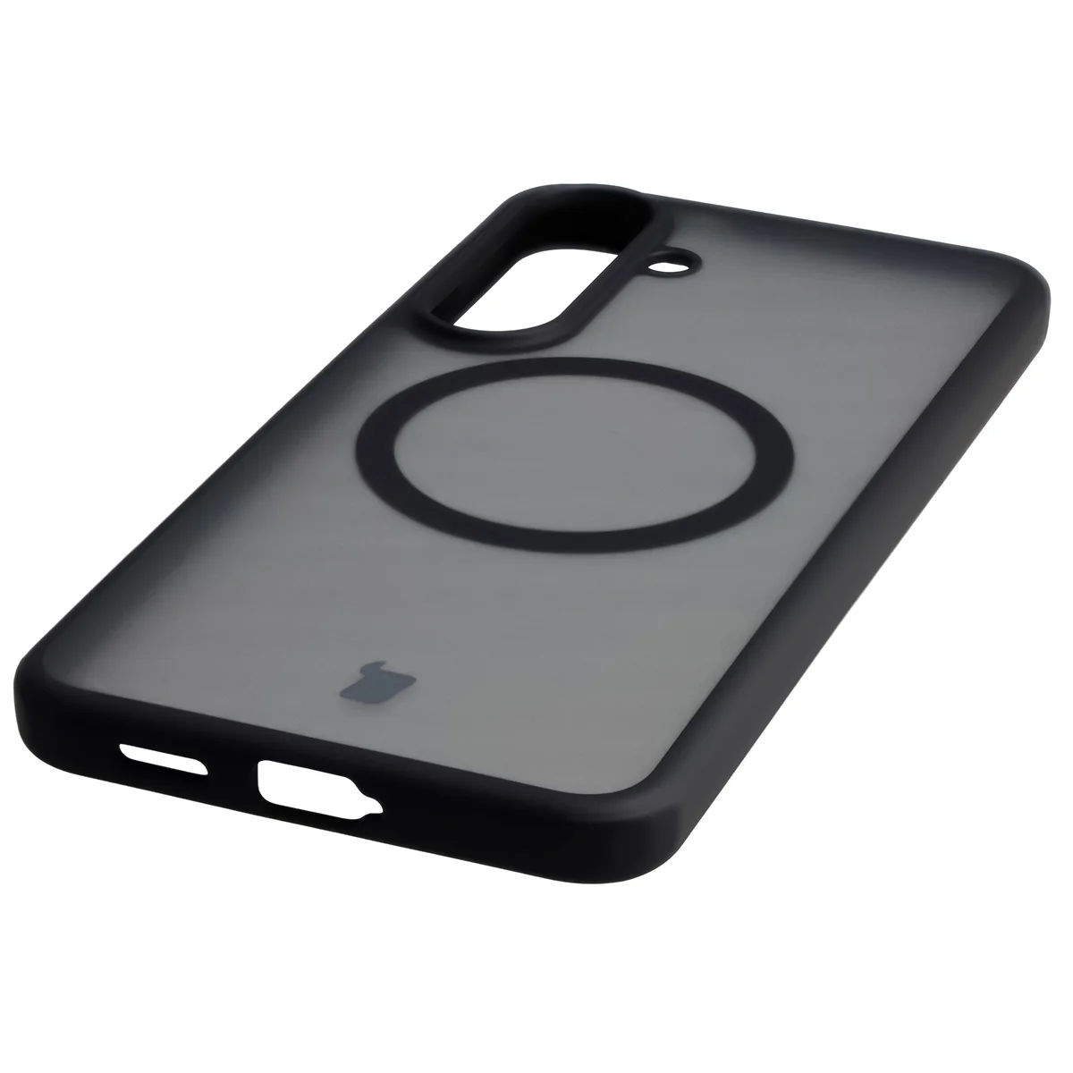 Zintegrowane przyciski, wycięcia i hybrydowy materiał w etui Bizon Case MatteO do Galaxy S25 FE, Galaxy S26 FE
