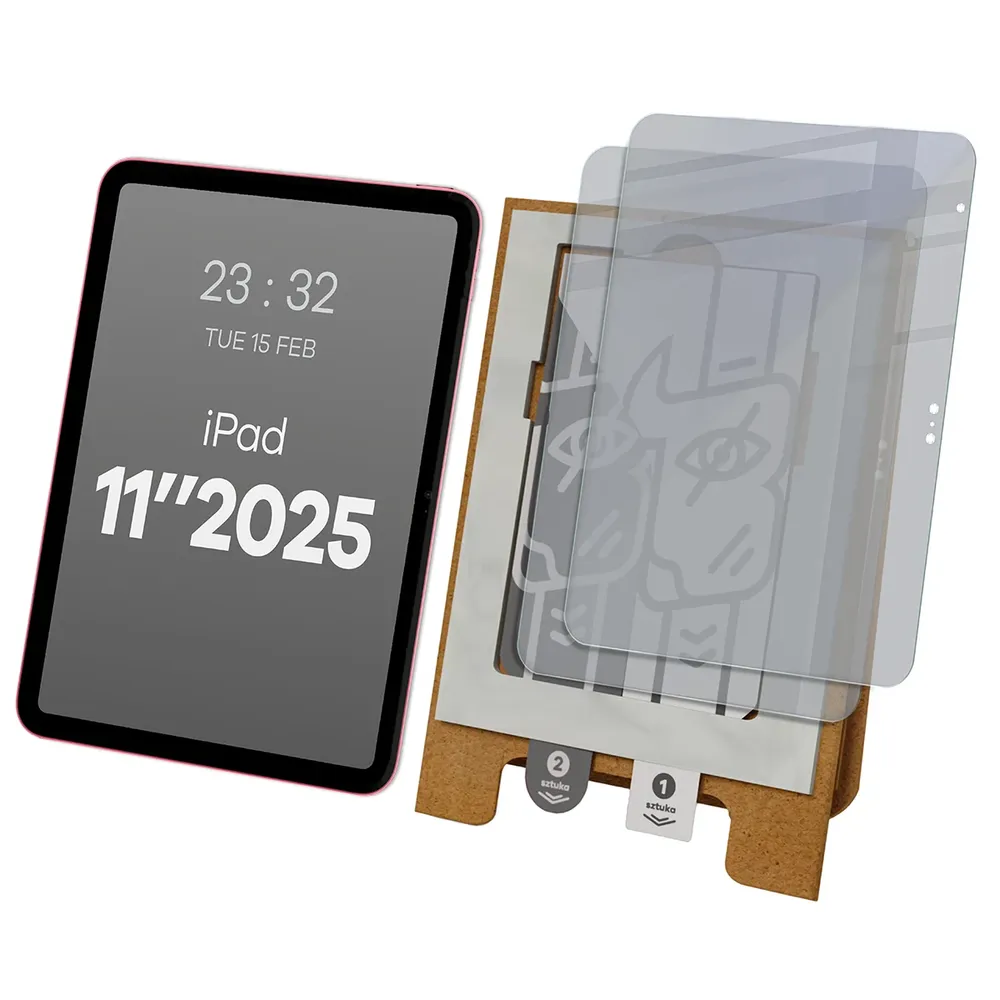 Aplikator Bizon Eplikator Tab Hybrid Shadow do łatwej aplikacji ochrony ekranu dla Apple iPad 11 A16 2025