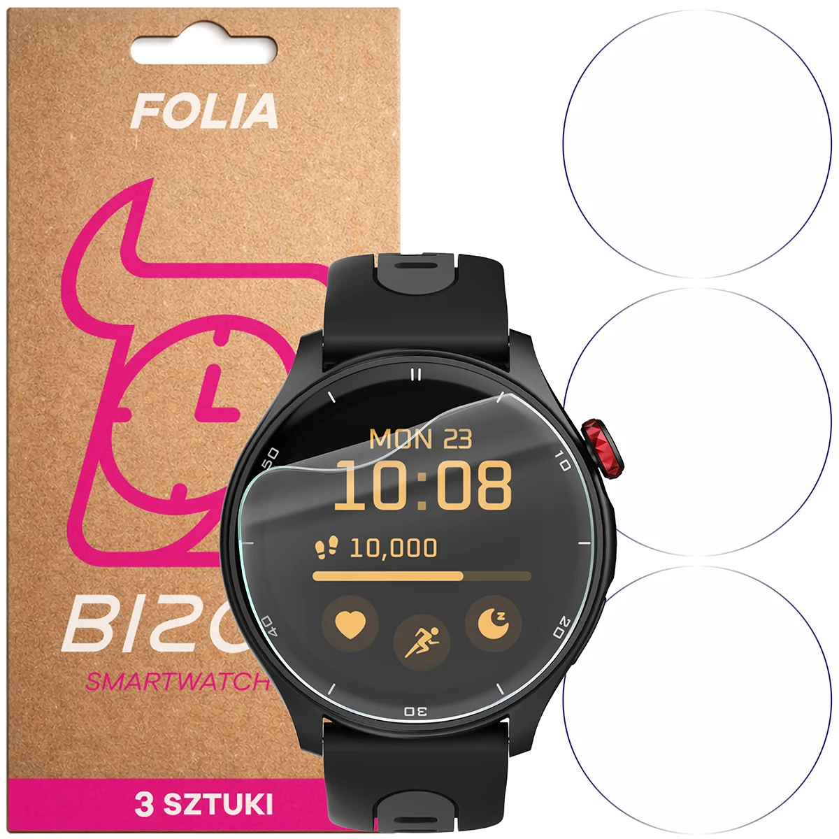Folia hydrożelowa Bizon Watch Film HydroFlex dla myPhone Watch Adventure