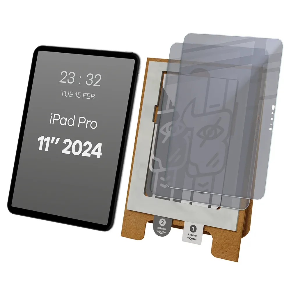Aplikator Bizon Eplikator Tab Hybrid Shadow do łatwej aplikacji ochrony ekranu dla Apple iPad Pro 11 M4 2024