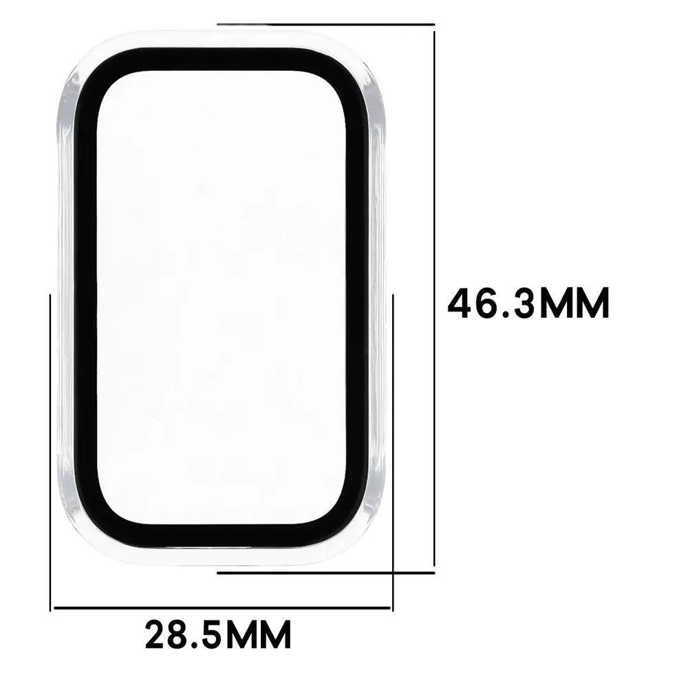 Wymiary etui Bizon Case Watch Adamo do Xiaomi Smart Band 11 Active
