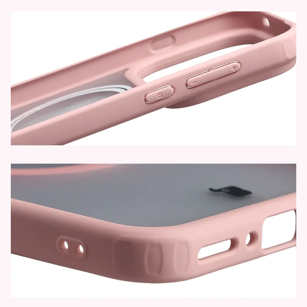 Wzmocnione narożniki i podwyższone ranty ekranu w etui Bizon Case MatteO do OPPO Find X10 Pro Max