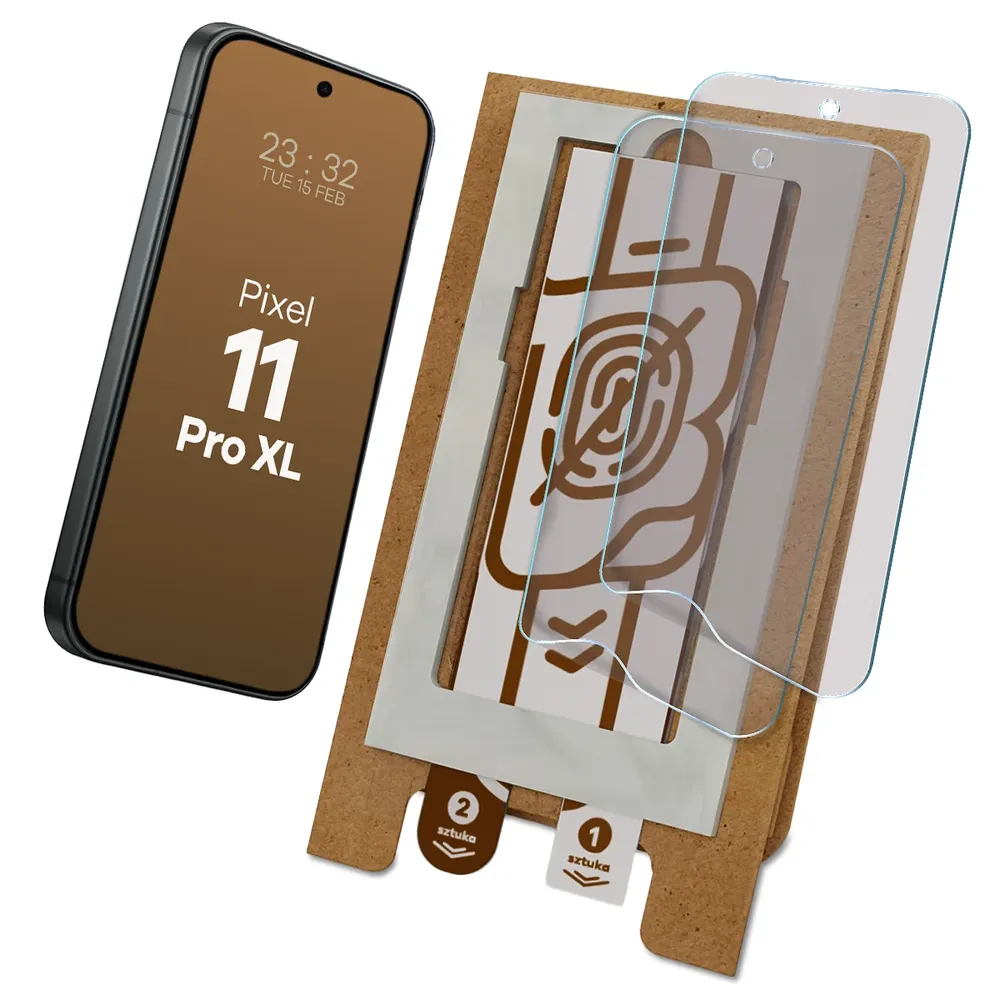 Aplikator Bizon Eplikator Film Matte do łatwej aplikacji ochrony ekranu dla Google Pixel 11 Pro XL