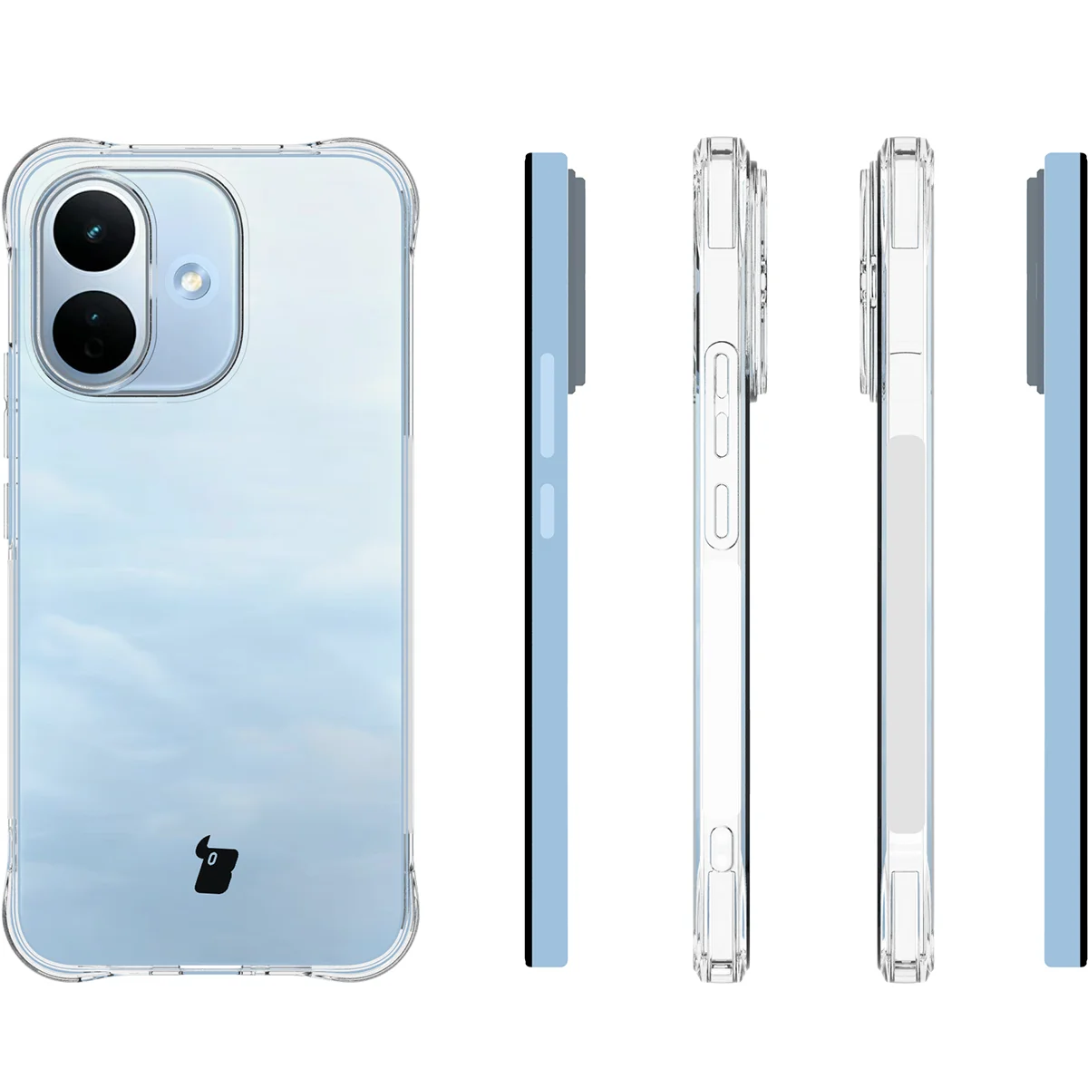 Etui Bizon Case Salpa do Xiaomi Redmi Note 17 Pro 5G z różnych stron