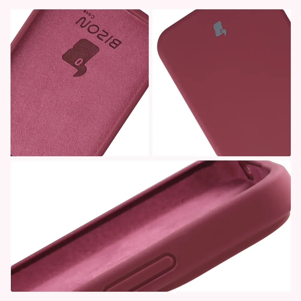 Konstrukcja etui Bizon Soft Case: zintegrowane osłony, podwyższone krawędzie i wyściółka z mikrofibry do Xiaomi Redmi Note 17 Pro 5G