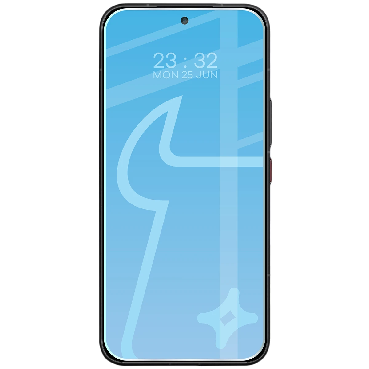 elefon z nałożonym szkłem Bizon Glass Clear do Xiaomi POCO F9 Ultra