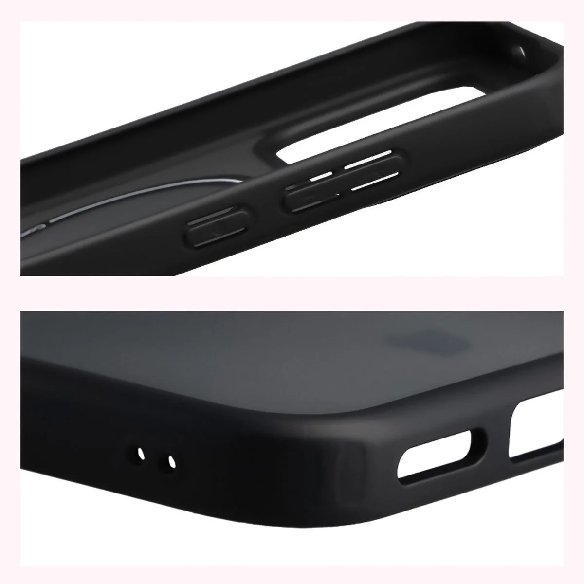 Wzmocnione narożniki i podwyższone ranty ekranu w etui Bizon Case MatteO do Xiaomi POCO F9 Pro