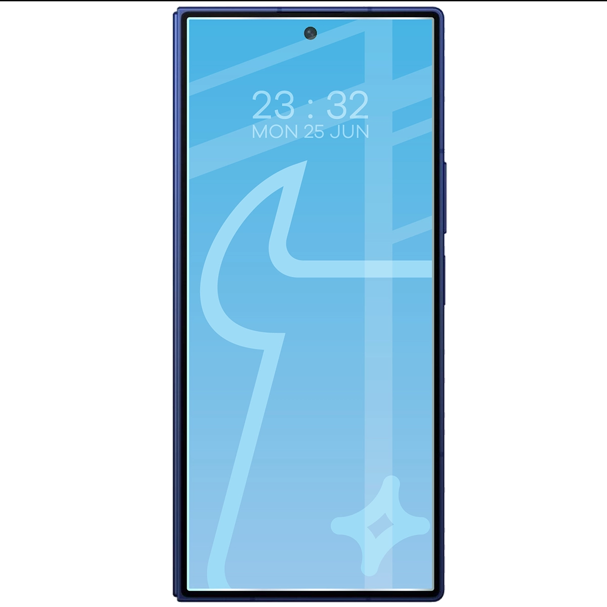 Telefon z nałożonym szkłem Bizon Glass Clear Duo do Galaxy Z Fold7