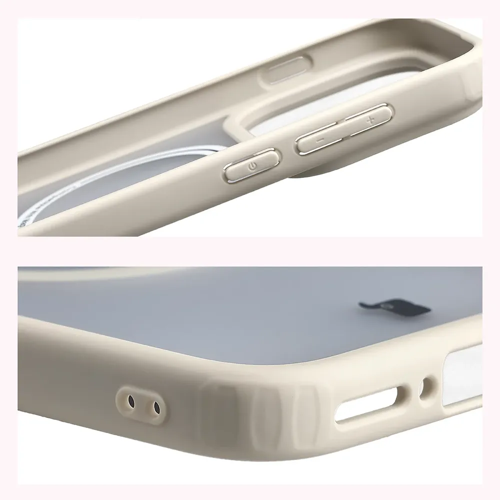 Wzmocnione narożniki i podwyższone ranty ekranu w etui Bizon Case MatteO do OPPO Find X10