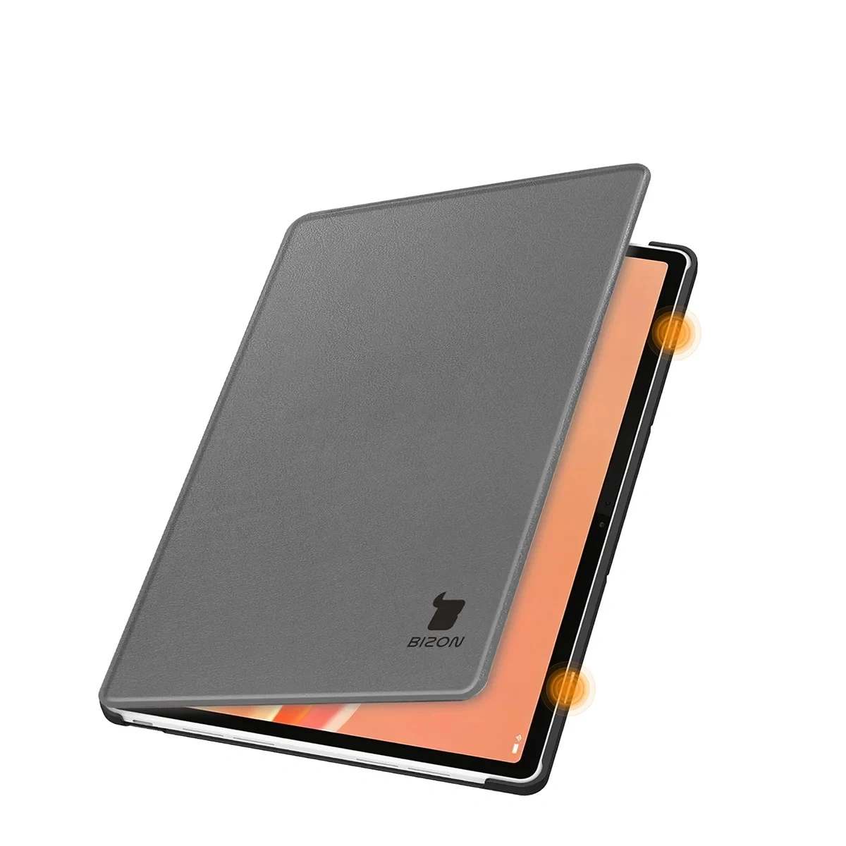 Etui z klapką Bizon Case Tab Croc od frontu do Lenovo Tab Plus Gen. 2