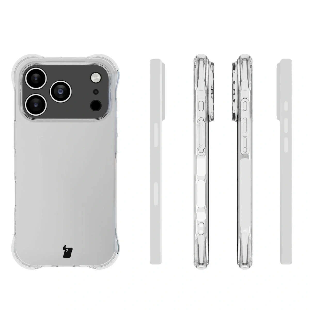 Etui Bizon Case Salpa do iPhone 18 Pro / 17 Pro z różnych stron