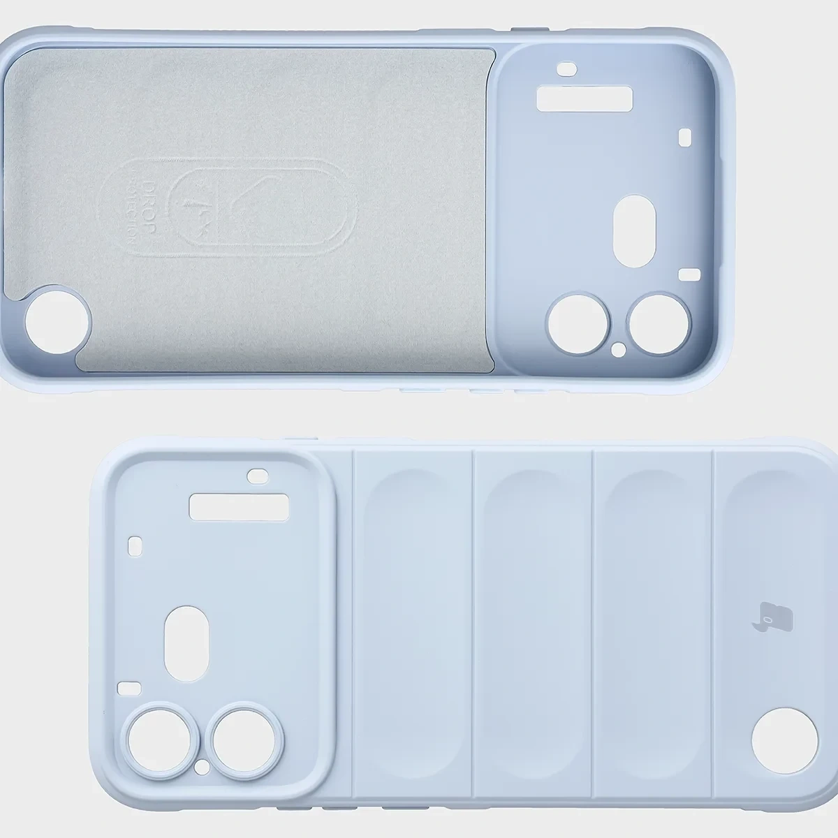 Wyściółka z mikrofibry, wyżłobienia na pleckach i wzmocnione narożniki w etui Bizon Case Tur do Nothing Phone (4b)
