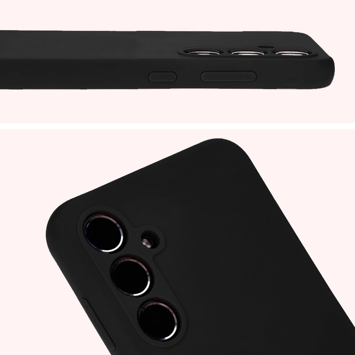 Close-up of lens cutouts in Bizon Soft Case