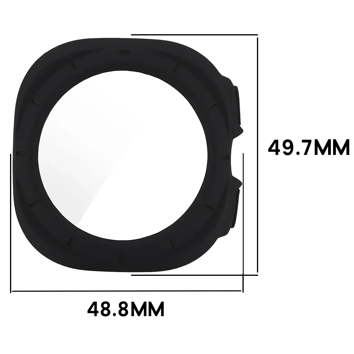 Wymiary etui Bizon Case Watch Adamo do Galaxy Watch Ultra 2 47mm (2026)