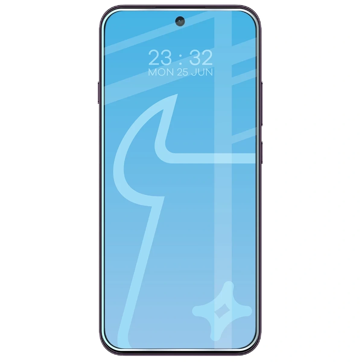 elefon z nałożonym szkłem Bizon Glass Clear do OPPO Reno16 F, OPPO Reno16 FS