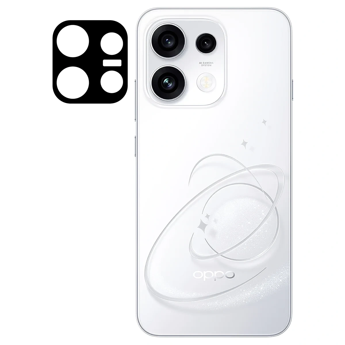 Szkło na aparat Bizon Glass Lens do OPPO Reno16 Pro
