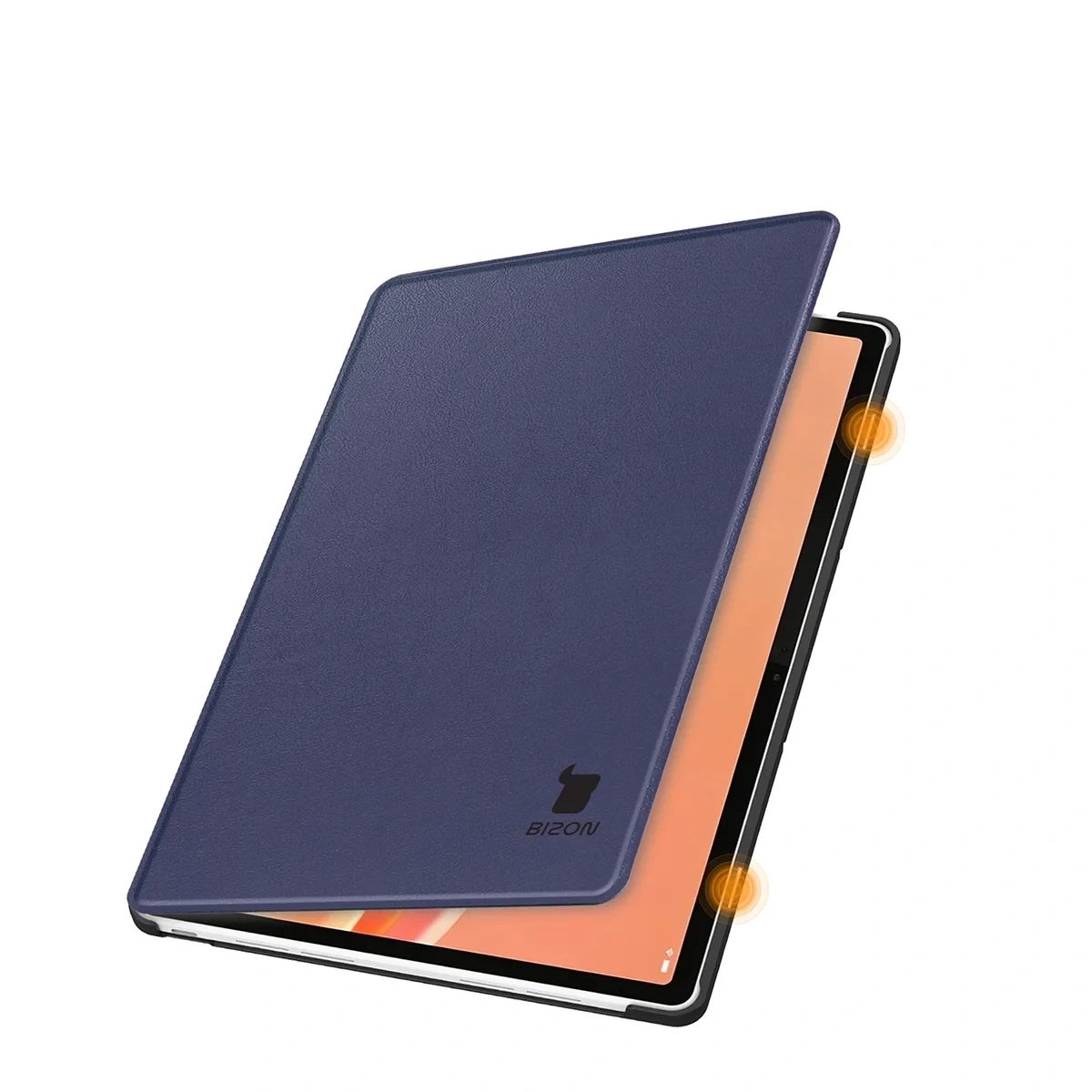 Etui z klapką Bizon Case Tab Croc od frontu do Lenovo Tab Plus Gen. 2