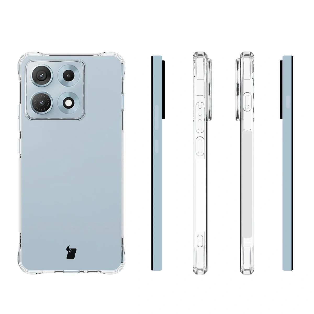 Etui Bizon Case Salpa do Motorola Edge 70 Max z różnych stron