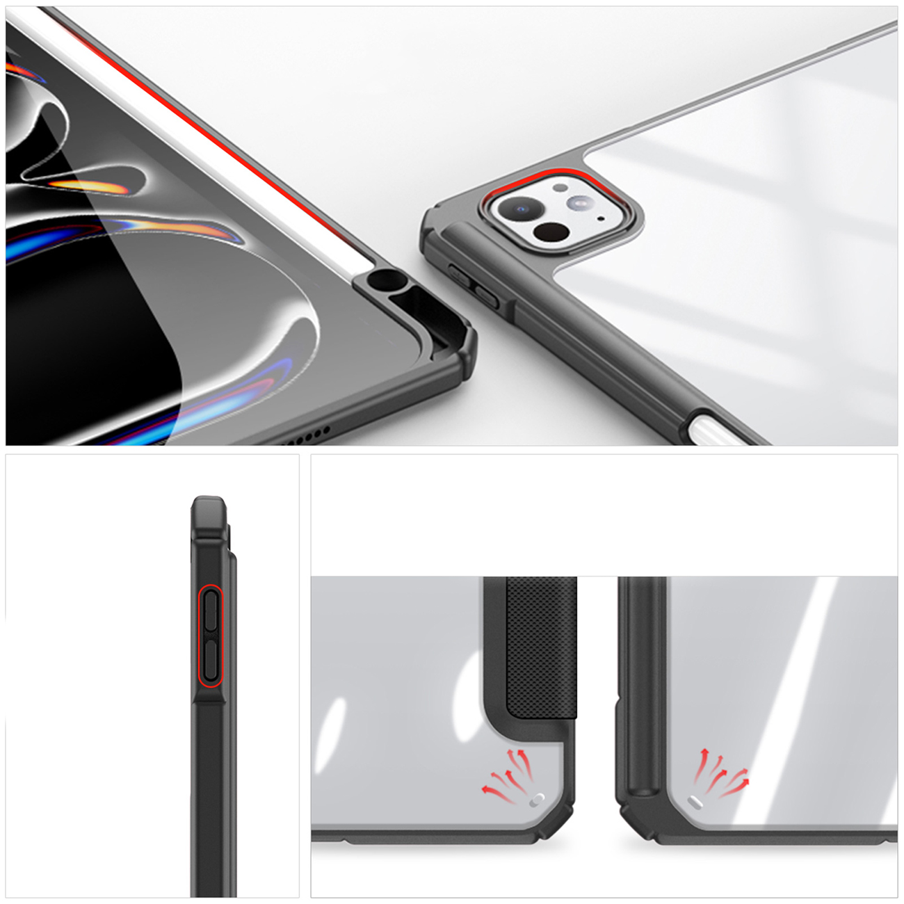 Elementy etui Dux Ducis Toby z klapką i podstawką