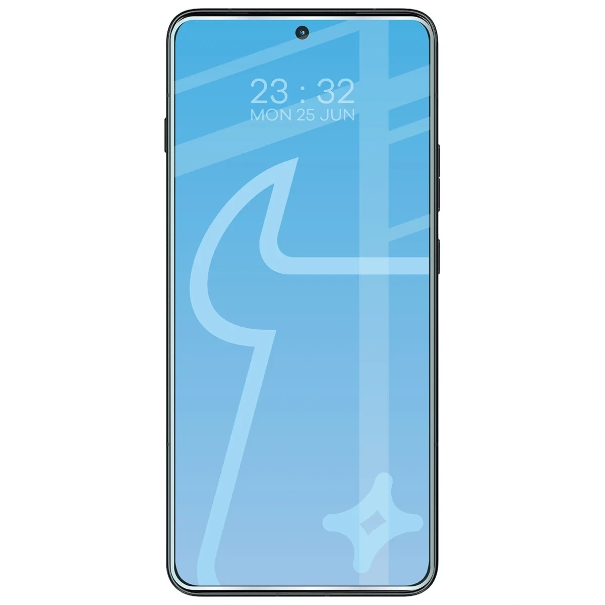 elefon z nałożonym szkłem Bizon Glass Clear do Motorola Edge 70 Max