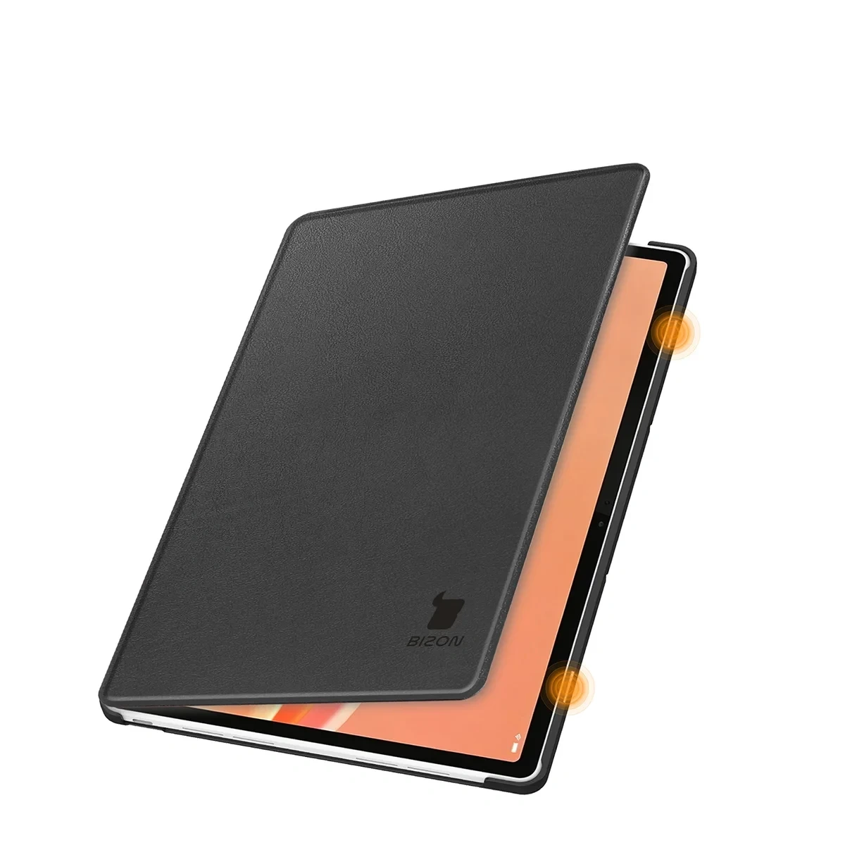 Etui z klapką Bizon Case Tab Croc od frontu do Lenovo Tab Plus Gen. 2