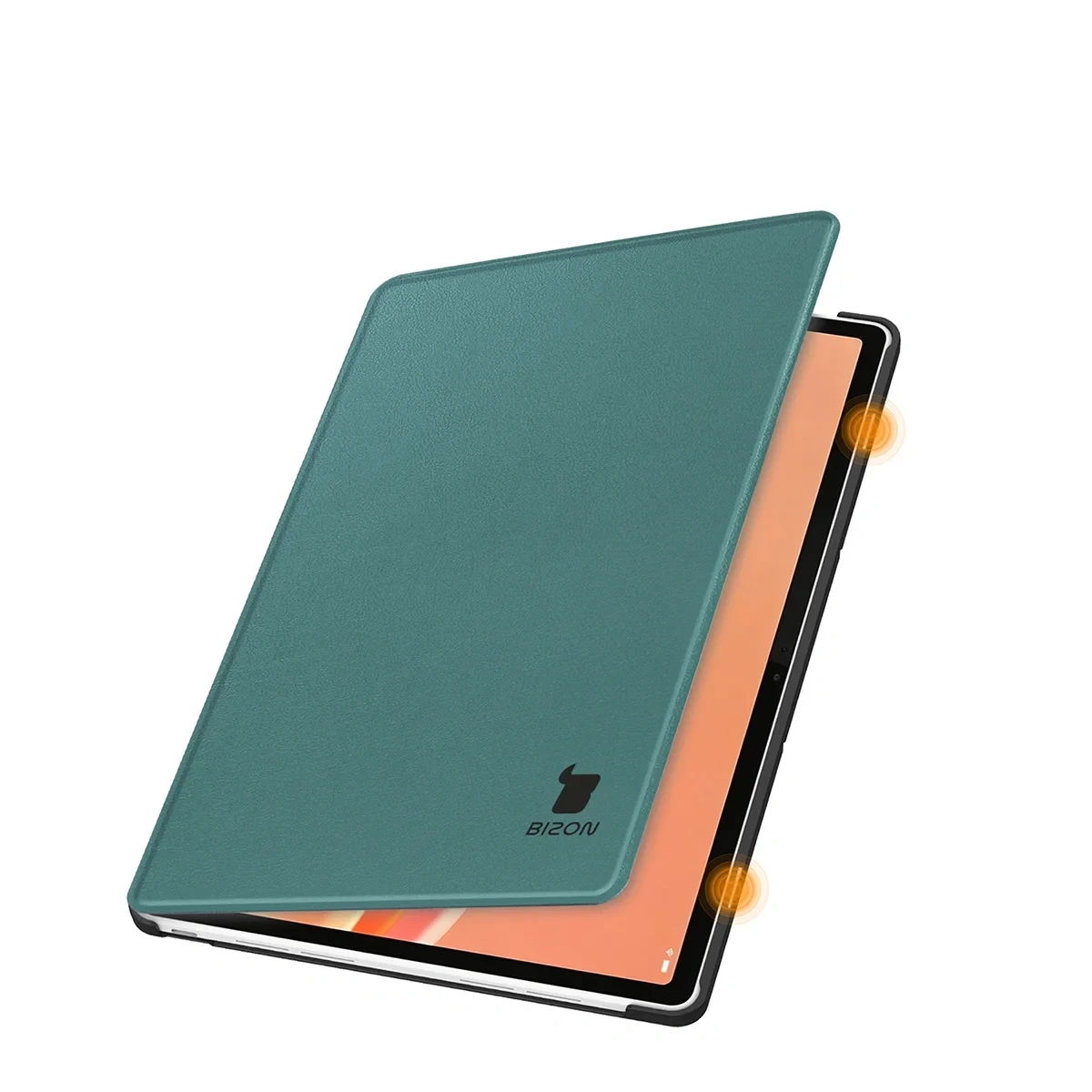 Etui z klapką Bizon Case Tab Croc od frontu do Lenovo Tab Plus Gen. 2